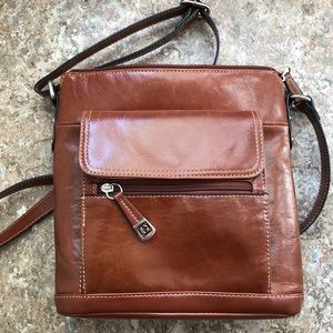 Brown Leather Crossbody Bag